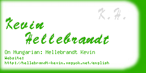 kevin hellebrandt business card